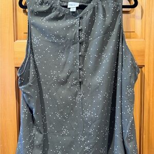 Ava & Viv Green Sleeveless Top